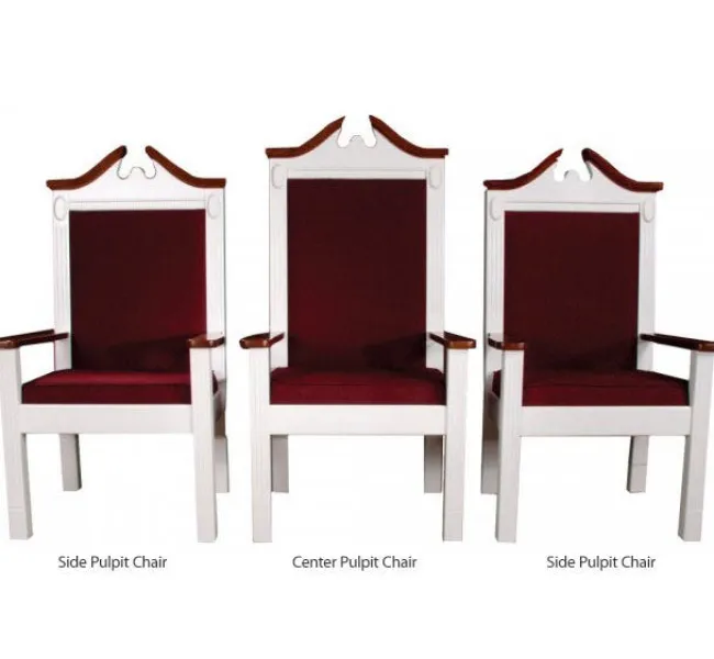 Trinity Colonial Style Center Pulpit Clergy Chair^ Church