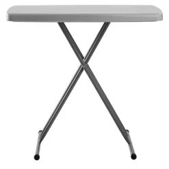 National Public Seating Commercialine Height Adjustable Personal Folding Table (20'' W x 30'' D)^ Folding