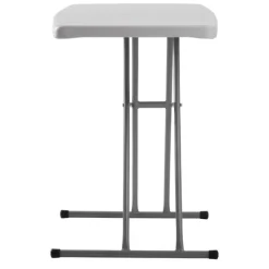 National Public Seating Commercialine Height Adjustable Personal Folding Table (20'' W x 30'' D)^ Folding
