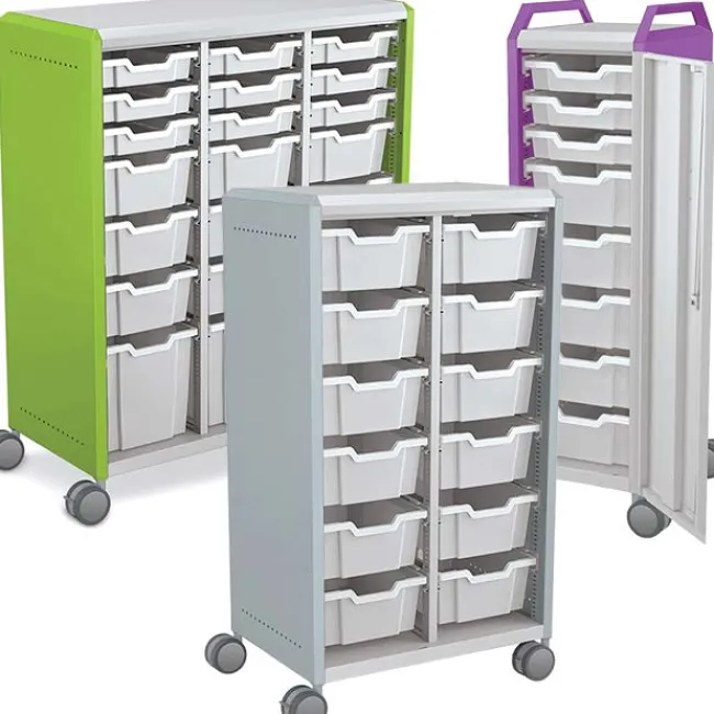 Mooreco Compass H3 Tall Height Tray Storage Cabinets^ Tote & Bin Storage|Mobile Cabinets