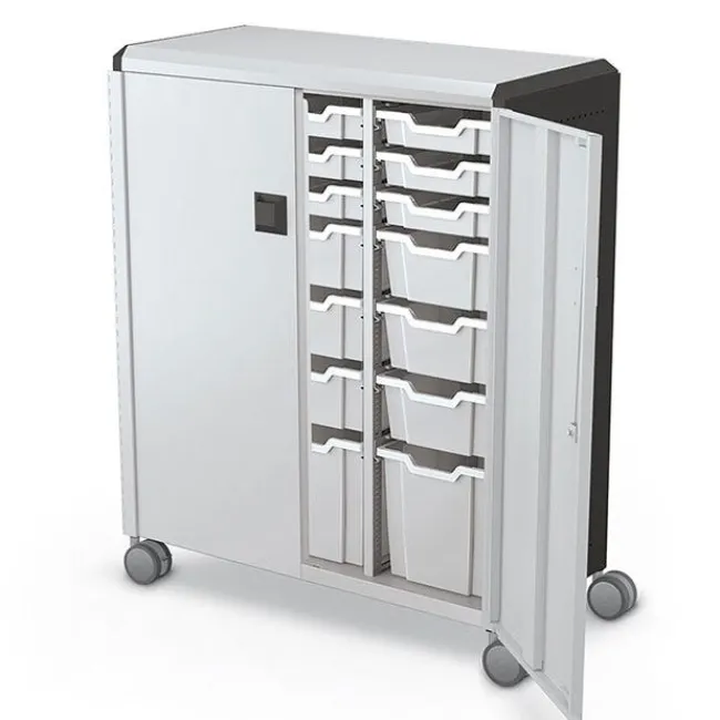 Mooreco Compass H3 Tall Height Tray Storage Cabinets^ Tote & Bin Storage|Mobile Cabinets