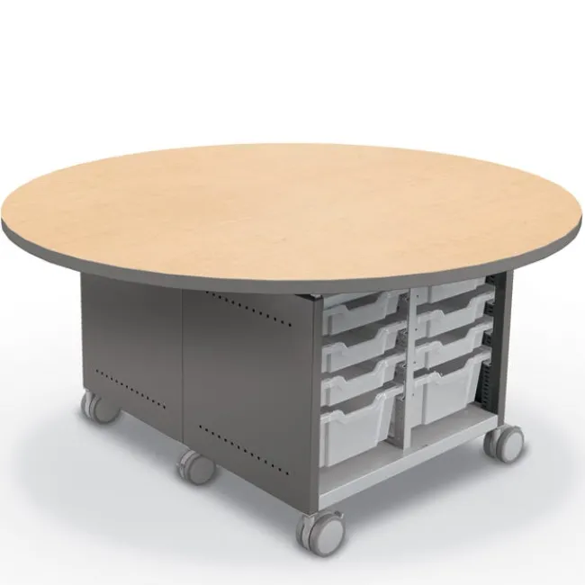Mooreco Compass Island Round Cabinet - 29"H^ Makerspace & Shop