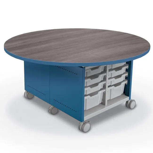 Mooreco Compass Island Round Cabinet - 29"H^ Makerspace & Shop