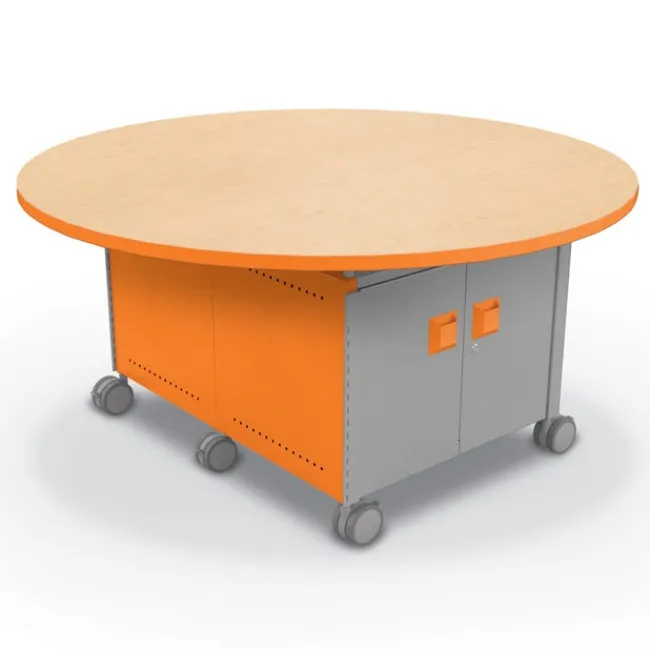 Mooreco Compass Island Round Cabinet - 29"H^ Makerspace & Shop