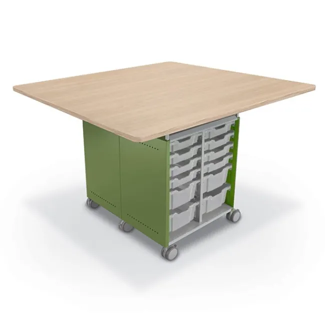 Mooreco Compass Island Square Cabinet - 42"H^ Makerspace & Shop