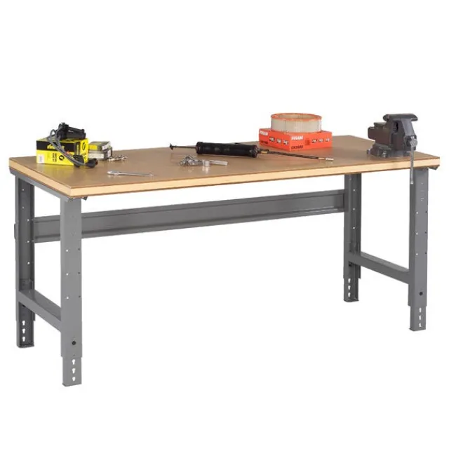Tennsco Compressed Wood Top Workbenches with Adjustable Legs^ Makerspace & Shop|Art Tables