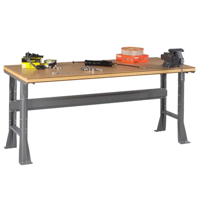 Tennsco Compressed Wood Top Workbenches with Flared Legs^ Makerspace & Shop|Art Tables