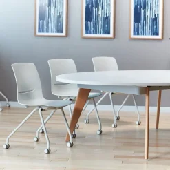 KI Connection Zone Wood Leg Conference Tables^ Conference