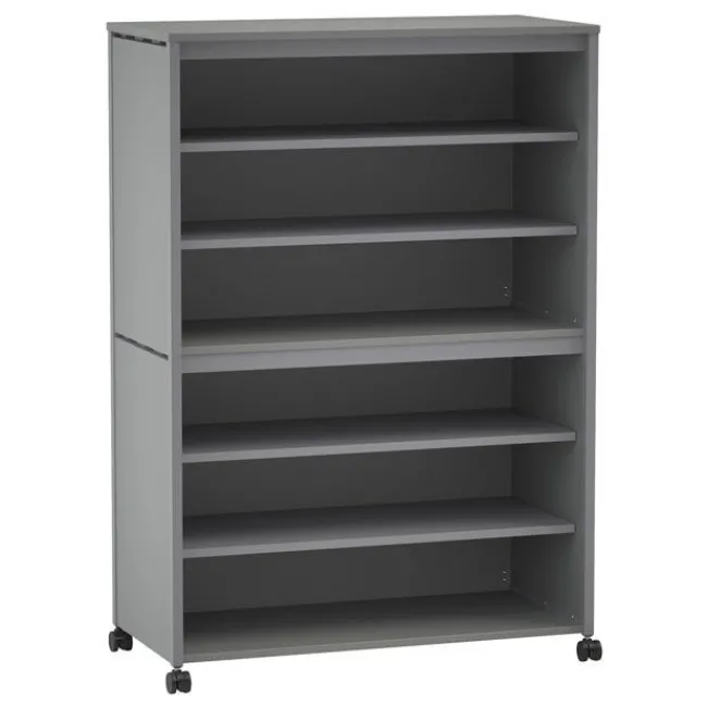 Smith System Constellate Double Mid Cluster Classroom Storage Cabinets^ Art Supply Cabinets|Mobile Cabinets