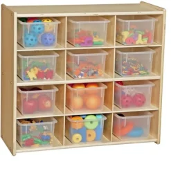 Wood Designs Contender Series 12 Cubby Storage^ Cubbies