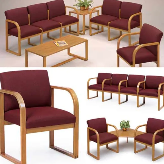 Lesro Contour Full Back Series Reception Seating^ Reception & Waiting Room