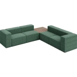 KFI Seating Conversa Collection 4-Seat Corner Sofa with Occasional Table^ Soft Seating & Lounge