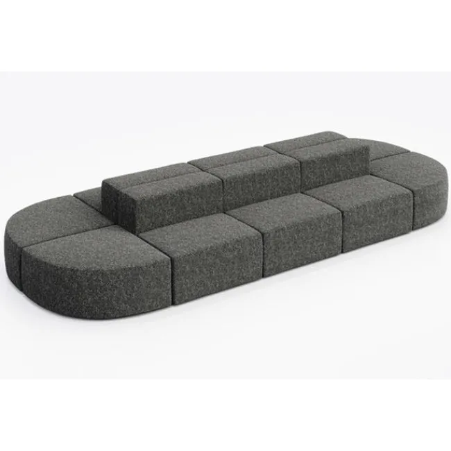 KFI Seating Conversa Collection 10-Seat Modular Lounge Seating^ Soft Seating & Lounge
