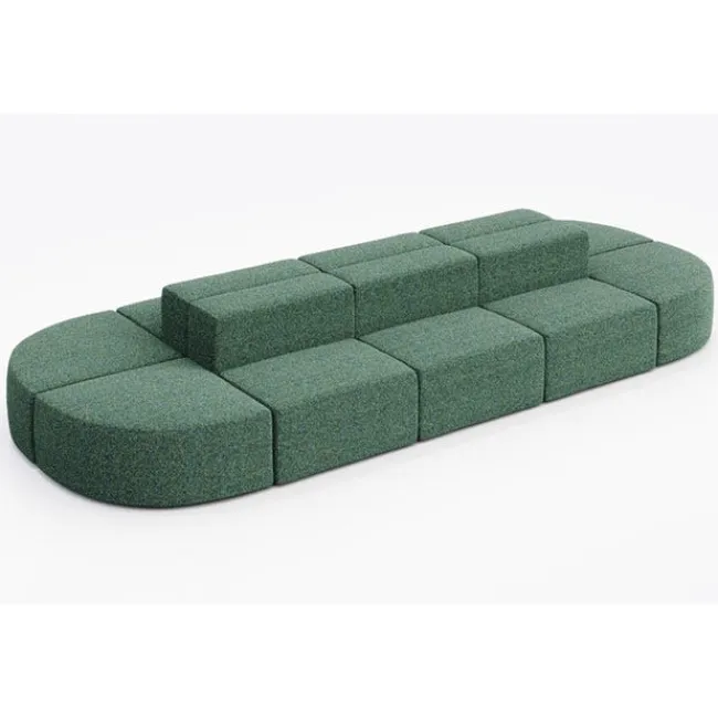 KFI Seating Conversa Collection 10-Seat Modular Lounge Seating^ Soft Seating & Lounge