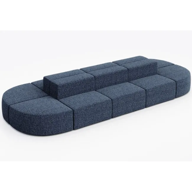 KFI Seating Conversa Collection 10-Seat Modular Lounge Seating^ Soft Seating & Lounge
