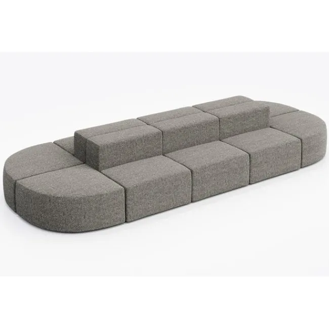 KFI Seating Conversa Collection 10-Seat Modular Lounge Seating^ Soft Seating & Lounge