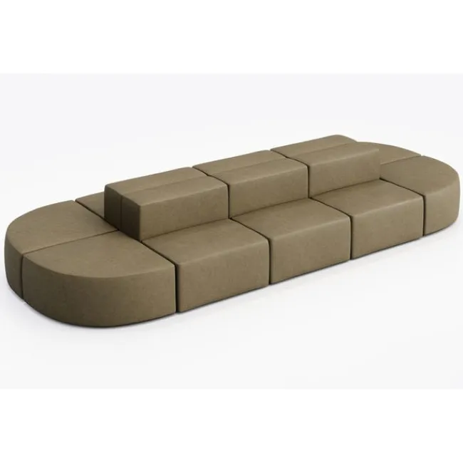 KFI Seating Conversa Collection 10-Seat Modular Lounge Seating^ Soft Seating & Lounge