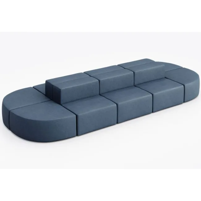 KFI Seating Conversa Collection 10-Seat Modular Lounge Seating^ Soft Seating & Lounge
