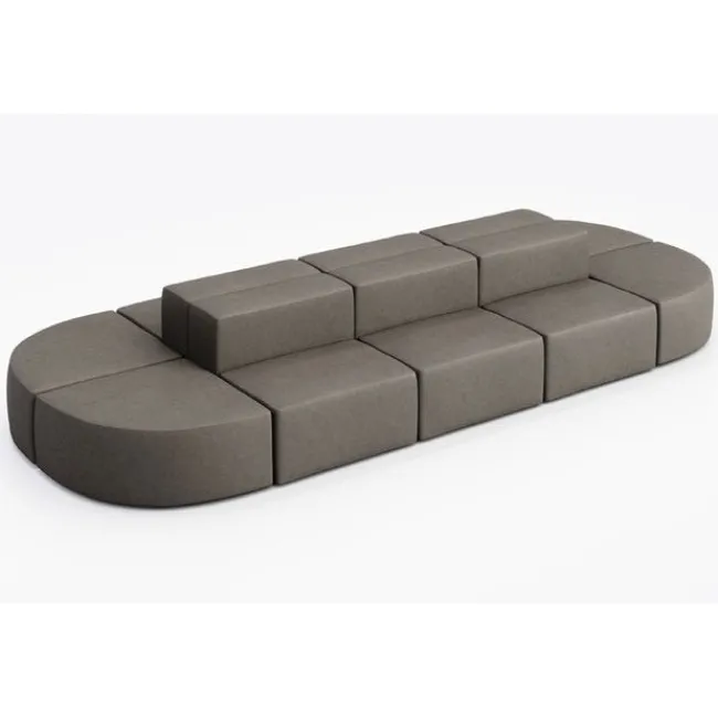 KFI Seating Conversa Collection 10-Seat Modular Lounge Seating^ Soft Seating & Lounge