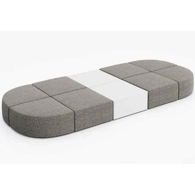KFI Seating Conversa Collection 8-Seat Modular Lounge Seating & 2 Occasional Tables^ Soft Seating & Lounge