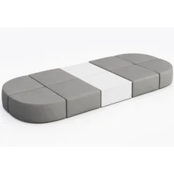 KFI Seating Conversa Collection 8-Seat Modular Lounge Seating & 2 Occasional Tables^ Soft Seating & Lounge