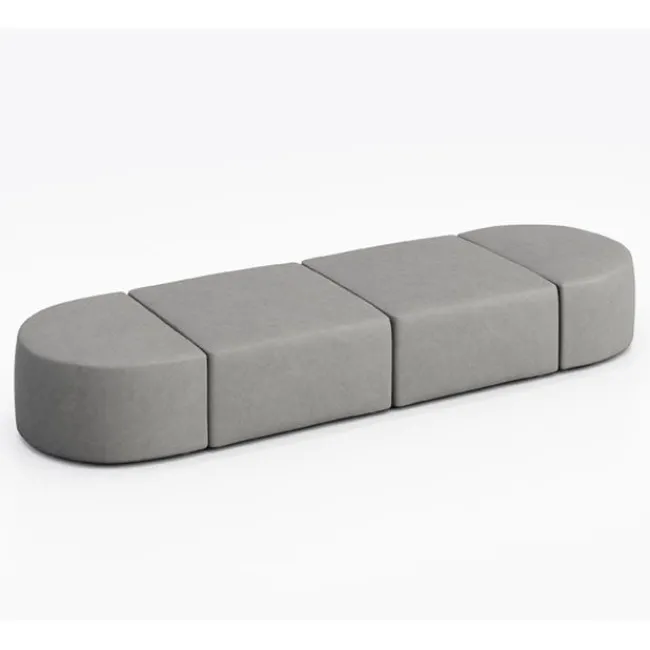 KFI Seating Conversa Collection 4-Seat Modular Lounge Seating^ Soft Seating & Lounge