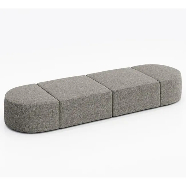 KFI Seating Conversa Collection 4-Seat Modular Lounge Seating^ Soft Seating & Lounge