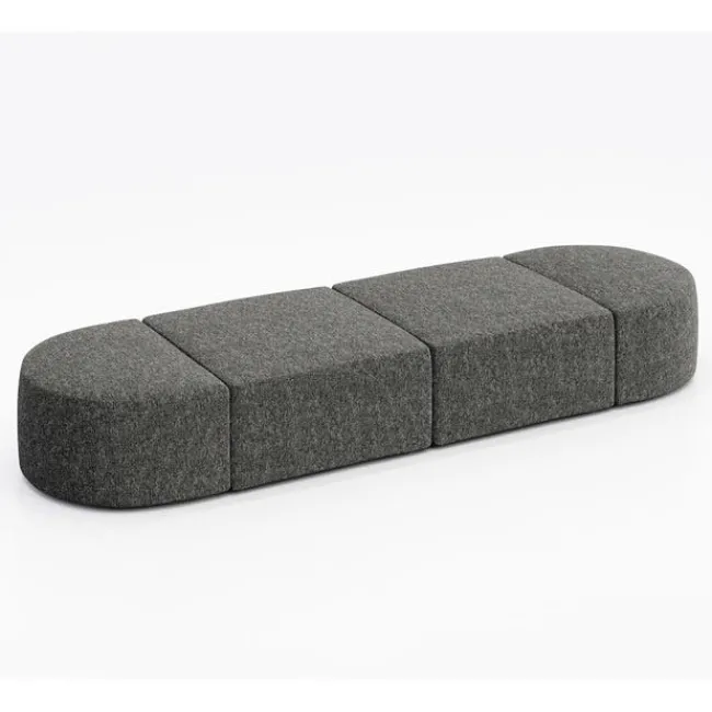 KFI Seating Conversa Collection 4-Seat Modular Lounge Seating^ Soft Seating & Lounge