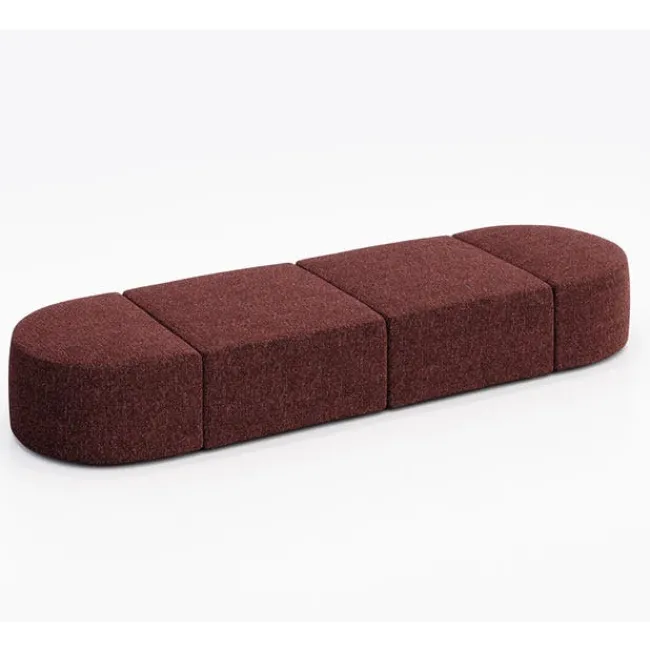 KFI Seating Conversa Collection 4-Seat Modular Lounge Seating^ Soft Seating & Lounge
