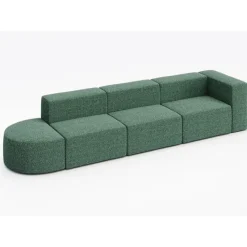 KFI Seating Conversa Collection 4-Seat Sofa^ Soft Seating & Lounge
