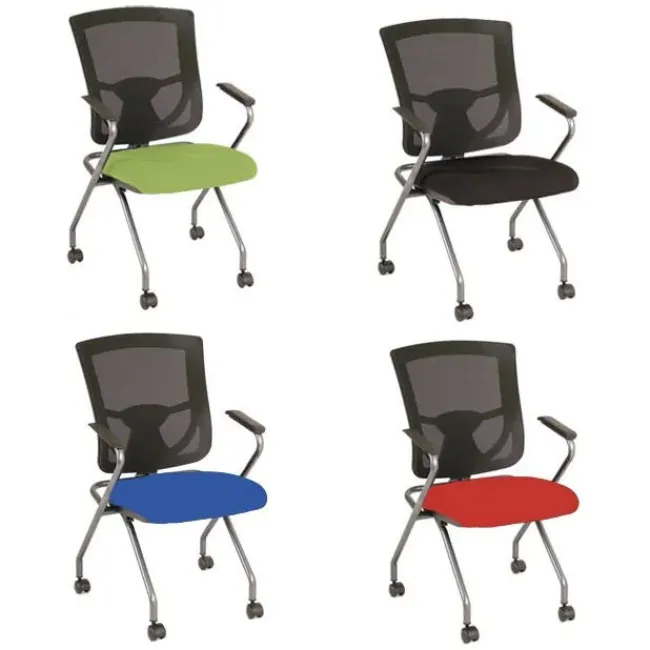 NDI Office Furniture CoolMesh Pro Nesting Guest Chair^ Folding Chairs