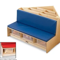 Jonti-Craft Corner Literacy Nook Couch^Kids Kids Chairs