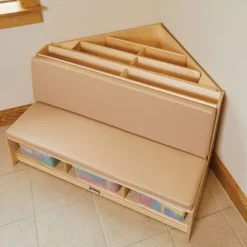 Jonti-Craft Corner Literacy Nook Couch^Kids Kids Chairs