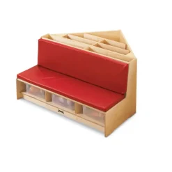 Jonti-Craft Corner Literacy Nook Couch^Kids Kids Chairs