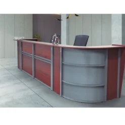 Linea Italia Corner Reception Desk^ Reception Desks