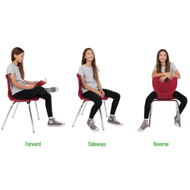 Correll a Height Adjustable Collaborative Desk Package w/ 6 Rectangle Desks & 6 Chairs^ Desk & Chair Packages|Classroom Desks & Chairs