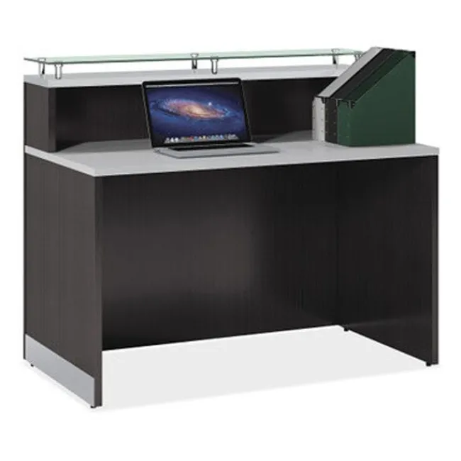 OfficeSource Cosmo Collection Curved Reception Typical (2-Unit)^ Reception Desks