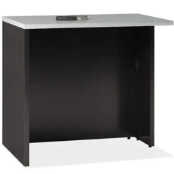 OfficeSource Cosmo Collection Curved Reception Typical (2-Unit)^ Reception Desks