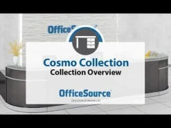 OfficeSource Cosmo Collection Curved Reception Typical (1-Unit)^ Reception Desks