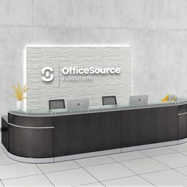 OfficeSource Cosmo Collection Reception Stations^ Reception Desks