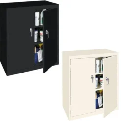 Steel Cabinets USA Counter Height Storage Cabinet - 36'' W x 18'' D x 42'' H^ Art Supply Cabinets