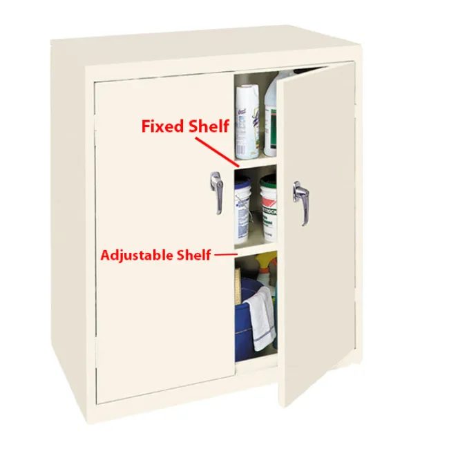 Steel Cabinets USA Counter Height Storage Cabinet - 36'' W x 18'' D x 42'' H^ Art Supply Cabinets