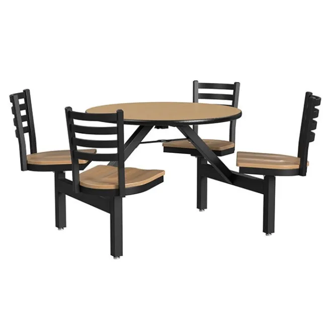 Palmer Hamilton Covey 4-Seat Indoor Tables^ Cafe Table & Chair Sets|Cafeteria Booths
