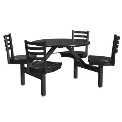 Palmer Hamilton Covey 4-Seat Outdoor Table^ Cafeteria Booths|Outdoor Picnic