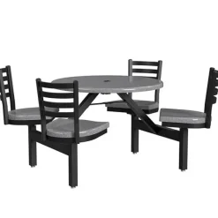 Palmer Hamilton Covey 4-Seat Outdoor Table^ Cafeteria Booths|Outdoor Picnic