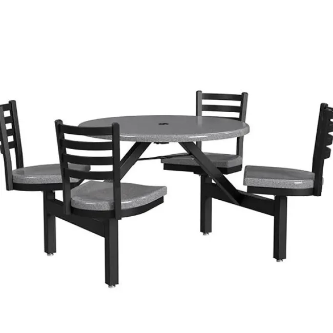 Palmer Hamilton Covey 4-Seat Outdoor Table^ Cafeteria Booths|Outdoor Picnic