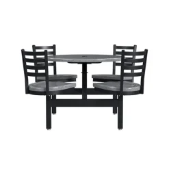 Palmer Hamilton Covey 4-Seat Outdoor Table^ Cafeteria Booths|Outdoor Picnic