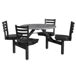 Palmer Hamilton Covey 4-Seat Outdoor Table^ Cafeteria Booths|Outdoor Picnic