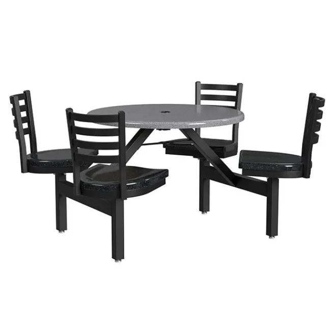 Palmer Hamilton Covey 4-Seat Outdoor Table^ Cafeteria Booths|Outdoor Picnic