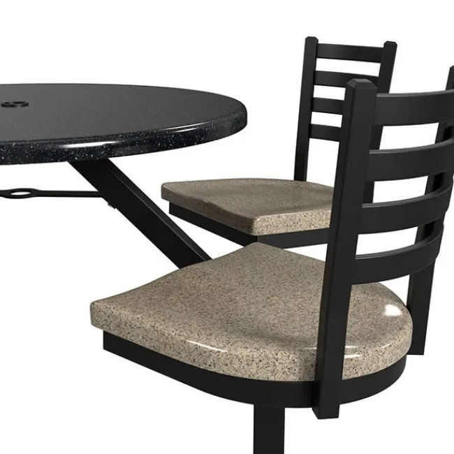 Palmer Hamilton Covey 4-Seat Outdoor Table^ Cafeteria Booths|Outdoor Picnic